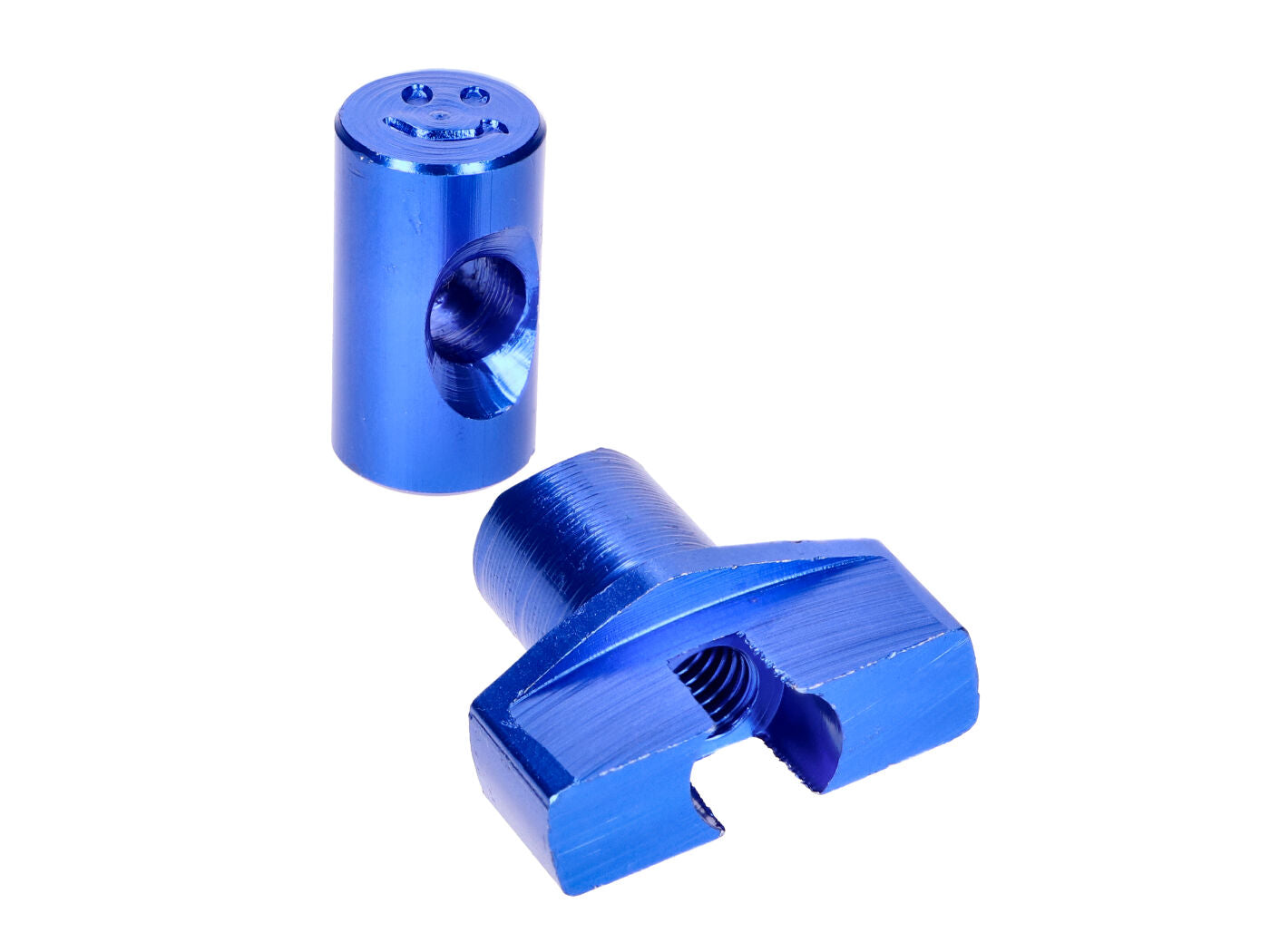 Set reglaje cablu frână 101 Octane M6 aluminiu albastru universal