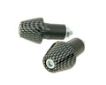 Amortizoare de vibrații ghidon Vparts Short 17,5mm aspect carbon universal