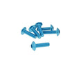 Șuruburi carenaj Vparts cap hexagonal interior aluminiu anodizat albastru M5x20 set 6 bucăți universal