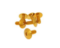 Set Șuruburi Carenaj Vparts M6x15 Cap Hexagonal Aluminiu Anodizat Auriu - 6 Bucăți Universal