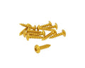 Set 12 Șuruburi Carenaj Vparts Aluminiu Anodizat Auriu M5x20 universal