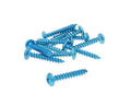 Set 12 Șuruburi Carenaj Vparts M5x30 din Aluminiu Anodizat Albastru universal