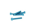 Set Șuruburi Vparts Hexagonale Interior Aluminiu Anodizat Albastru M5x30 - 6 buc - universal