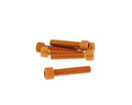 Set șuruburi Vparts cap hexagonal interior din aluminiu anodizat portocaliu M6x30 - 6 bucăți - universal