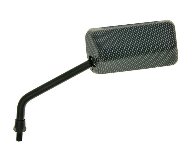 Oglindă Vparts F1 Stânga M8 Filet Scurt Drept Aspect Carbon Mat Universal