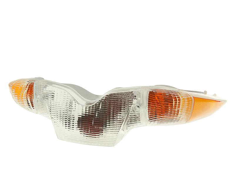 Stop spate Vparts alb pentru Gilera Runner 50, Runner 125 FX, Runner 125 VX, Runner 180 FXR, Runner 200 VXR și alte modele