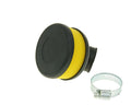 Filtru de aer tuning Vparts Flat Foam galben 28-35mm conexiune carburator unghiulară universal