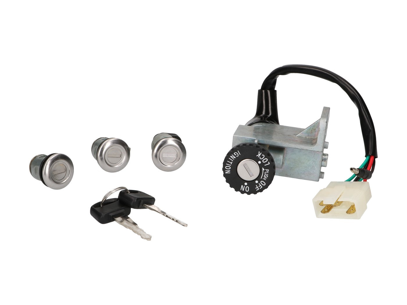 Set de încuietori Vparts pentru Kymco Like 50, Like 125, Like 125 LX, Like 200i (2009-)