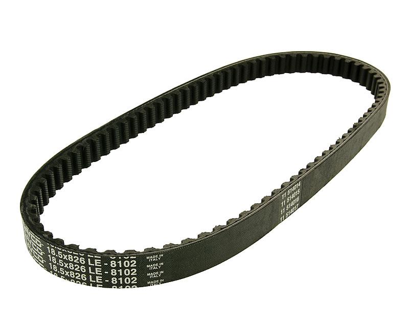 Curea transmisie Dayco 826-18,5 pentru Piaggio, Aprilia, Malaguti, Peugeot, Gilera și alte modele