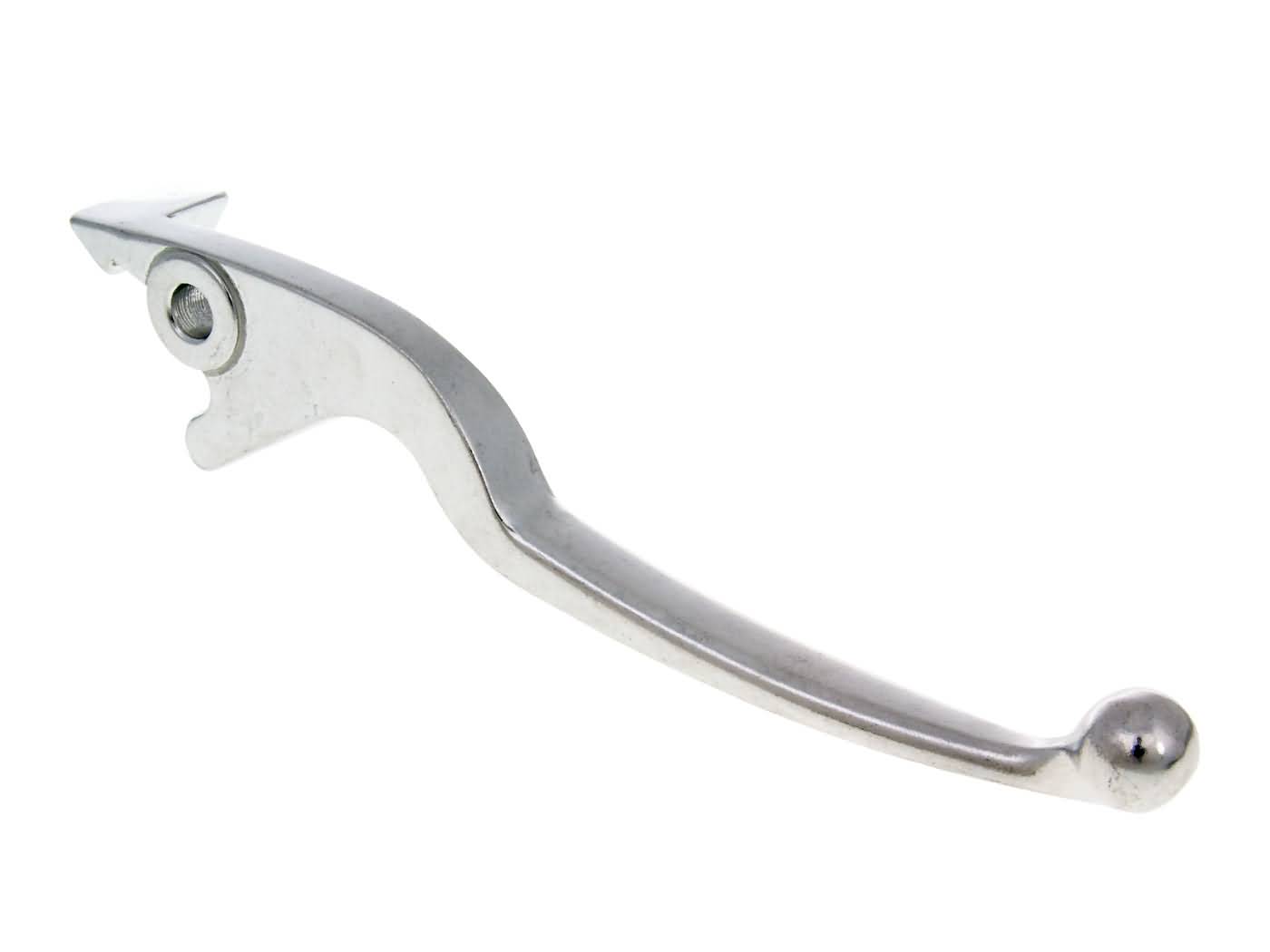 Manetă de frână dreapta Vparts argintie pentru SYM Fiddle II, Symply II, Orbit, Symphony și alte modele
