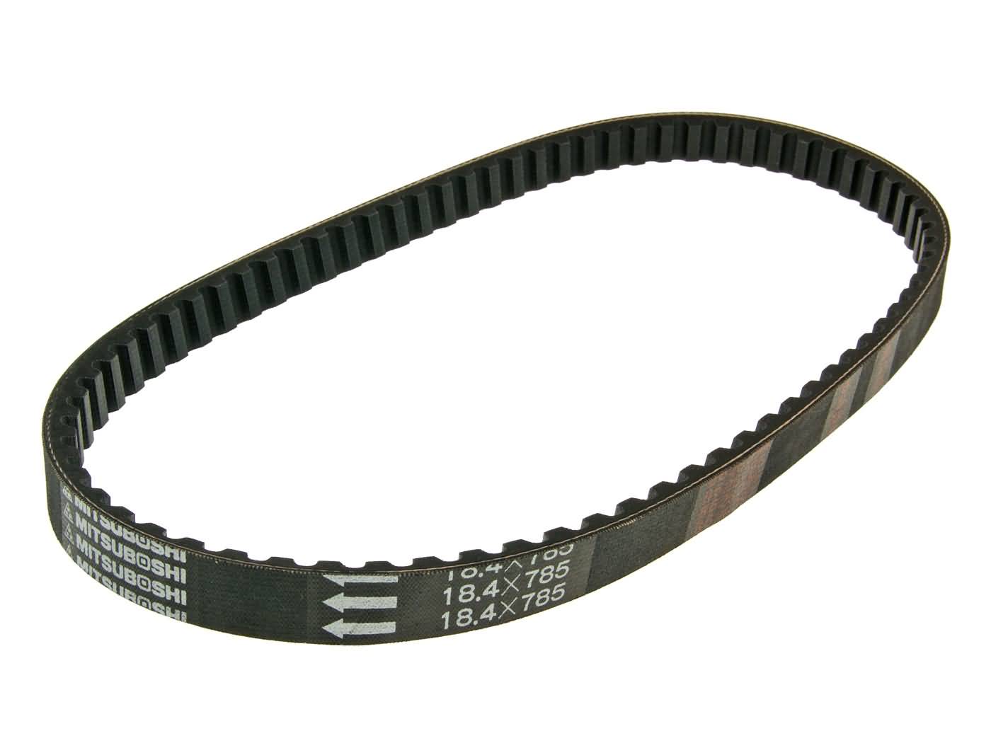 Curea transmisie Mitsuboshi 785-18,4 pentru SYM, Aprilia, Suzuki, Peugeot și alte modele