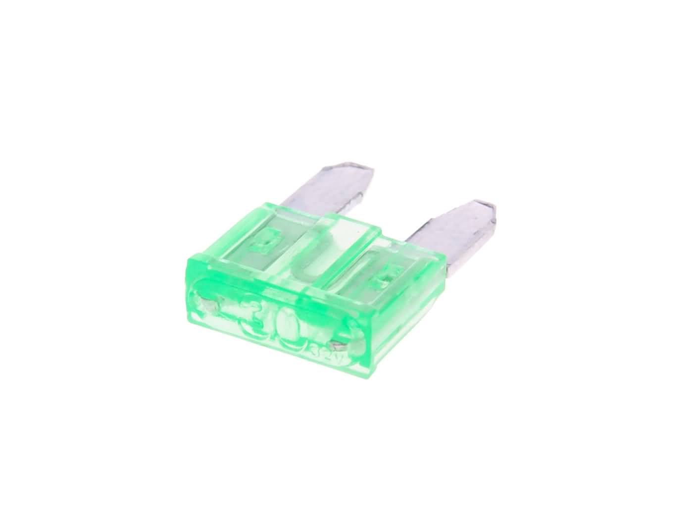 Siguranță lamă mini Vparts 11,1mm 30A verde universal