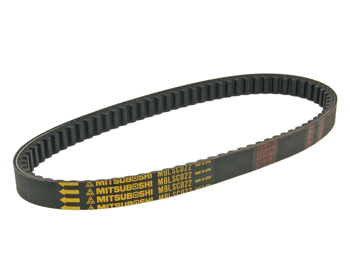 Curea transmisie Mitsuboshi 828-22,3 pentru Piaggio, Gilera, Aprilia, Italjet 125, 150 2T și alte modele