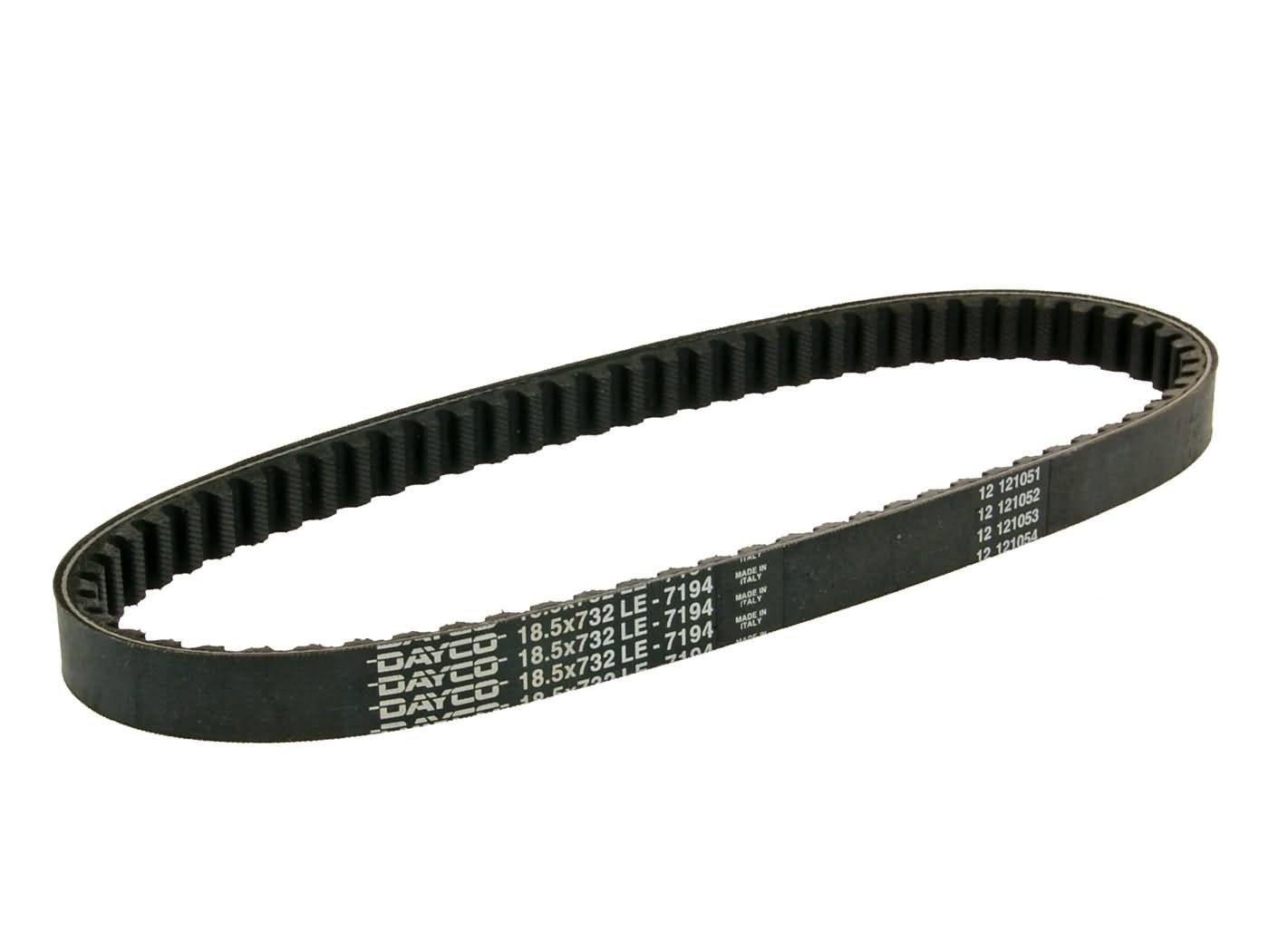 Curea transmisie Dayco 732mm pentru Vespa Modern ET2, LX, LXV, S, ET4, Piaggio Zip și alte modele