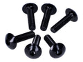 Set Șuruburi Carenaj Vparts Cap Hexagonal Aluminiu Anodizat Negru M5x20 - 6 bucăți universal