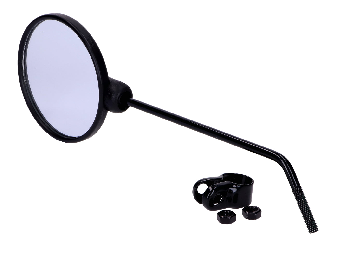 Oglindă Vparts stânga/dreapta M8x1.25 D=108mm rotundă neagră universal