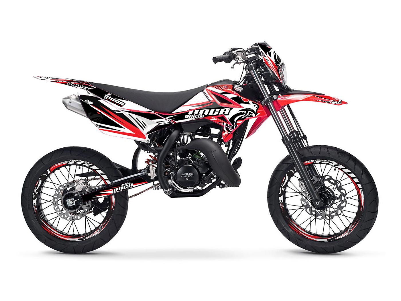 Set autocolante Voca Racing pentru Beta RR 50 Enduro, RR 50 Motard și alte modele