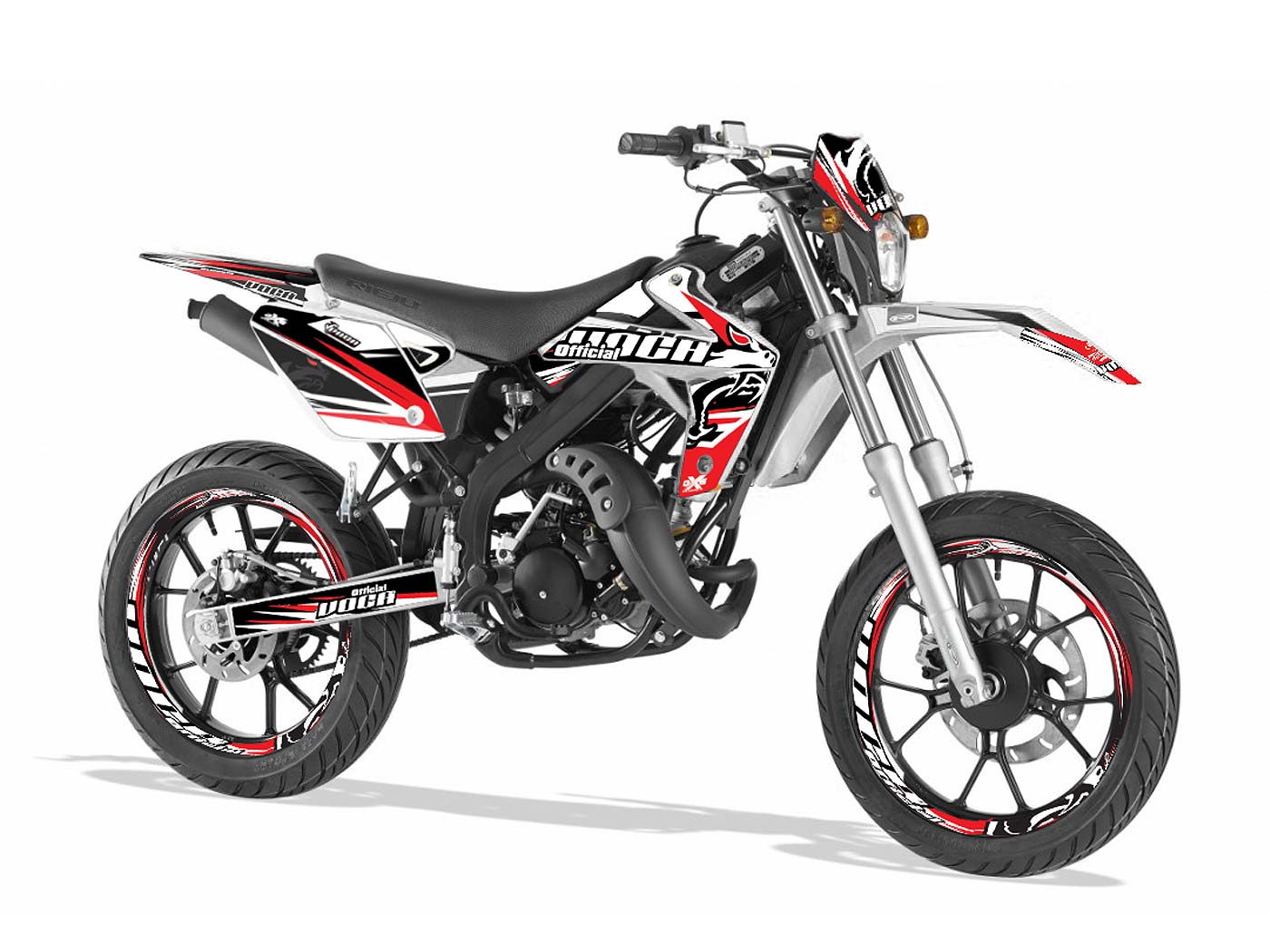 Set autocolante Voca Racing pentru Rieju MRT 50 Cross și alte modele