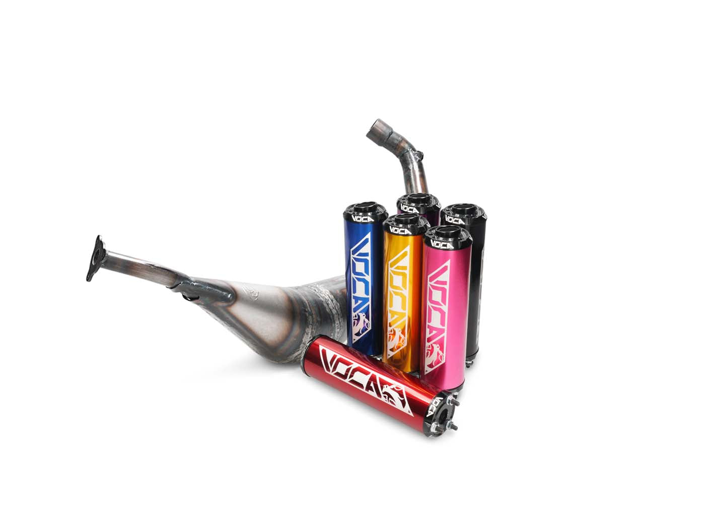 Eșapament racing Voca Racing Warrior 50/70cc pentru Rieju MRT și alte modele