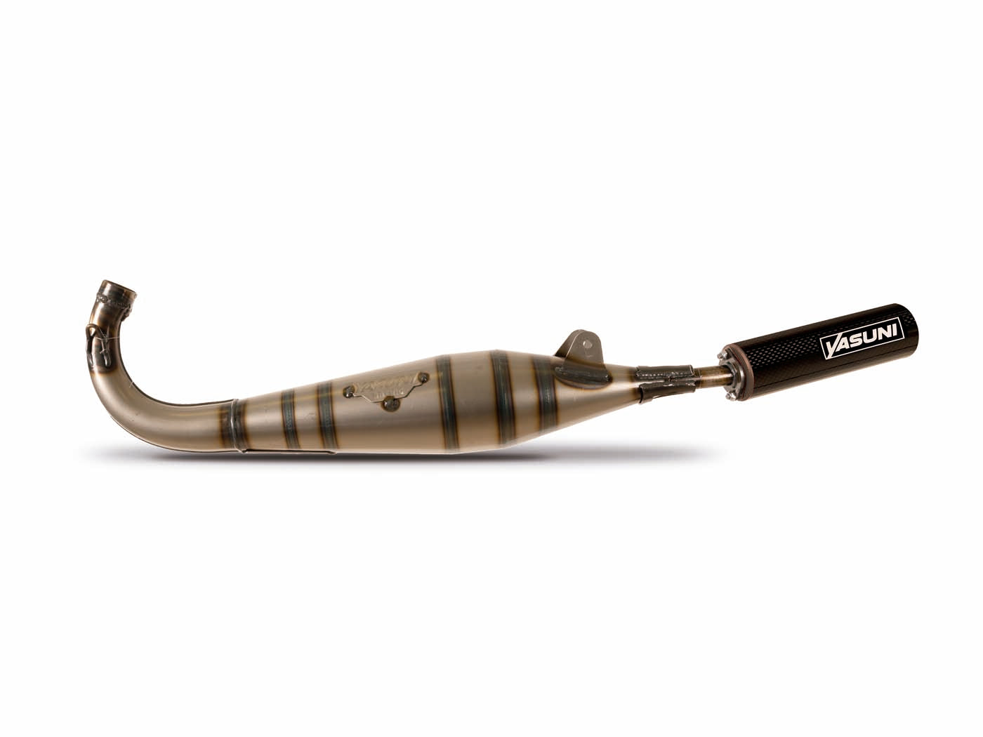Eșapament racing Yasuni aspect carbon pentru Peugeot RCX LC 50 2T, 103 LC 50 2T, 103 AC 50 2T, RCX AC 50 2T