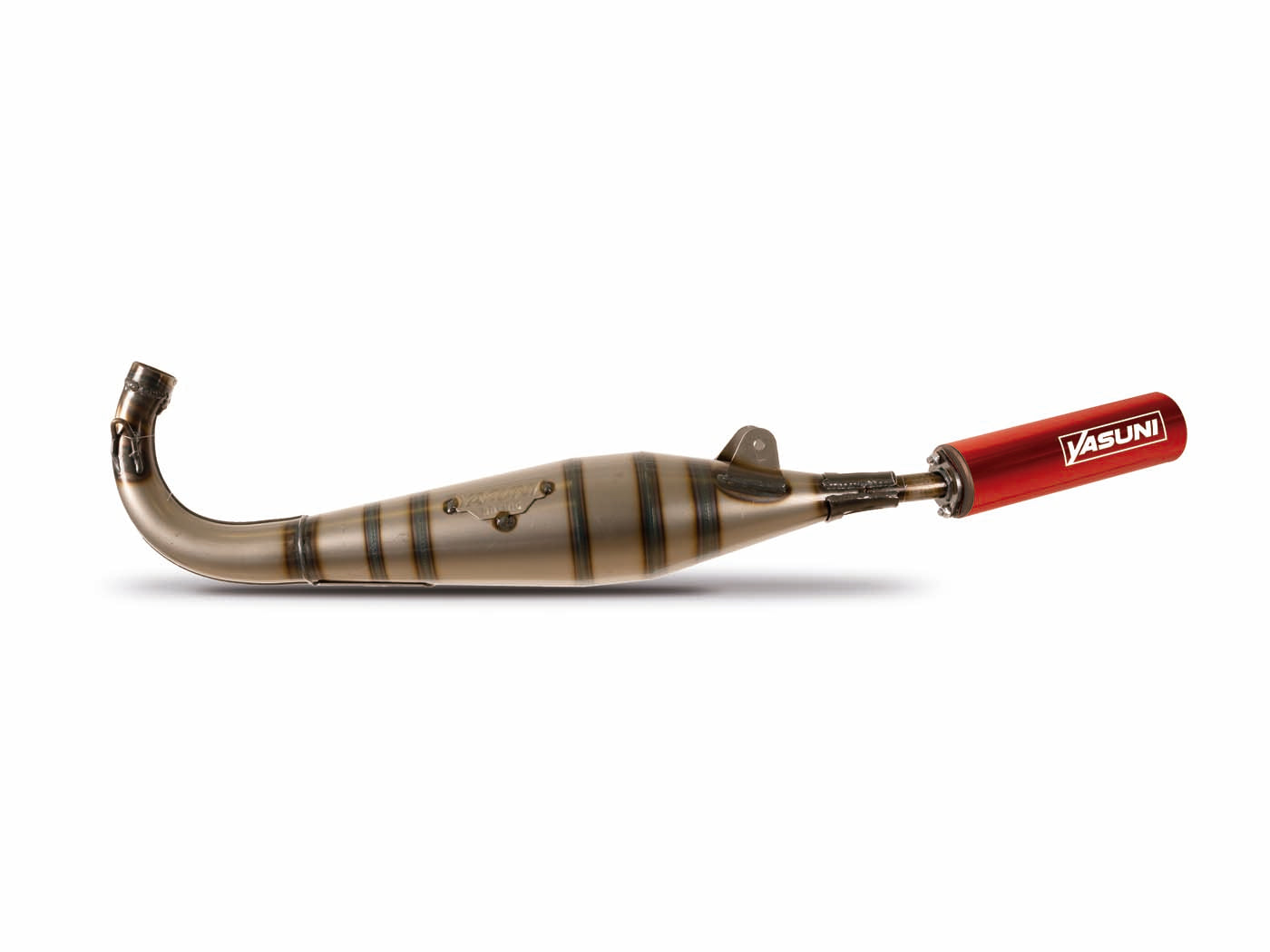 Eșapament Racing Scuter Yasuni Roșu pentru Peugeot RCX LC 50 2T, 103 LC 50 2T, 103 AC 50 2T, RCX AC 50 2T