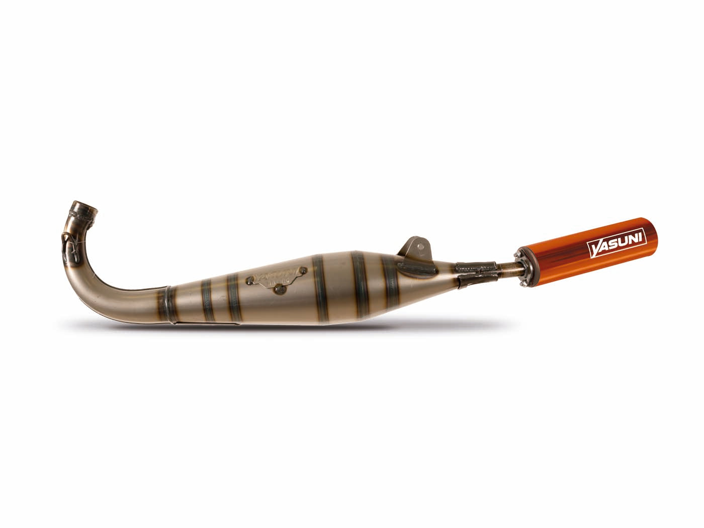 Eșapament racing scuter Yasuni portocaliu pentru Peugeot 103 LC, 103 AC, RCX LC, RCX AC 50 2T