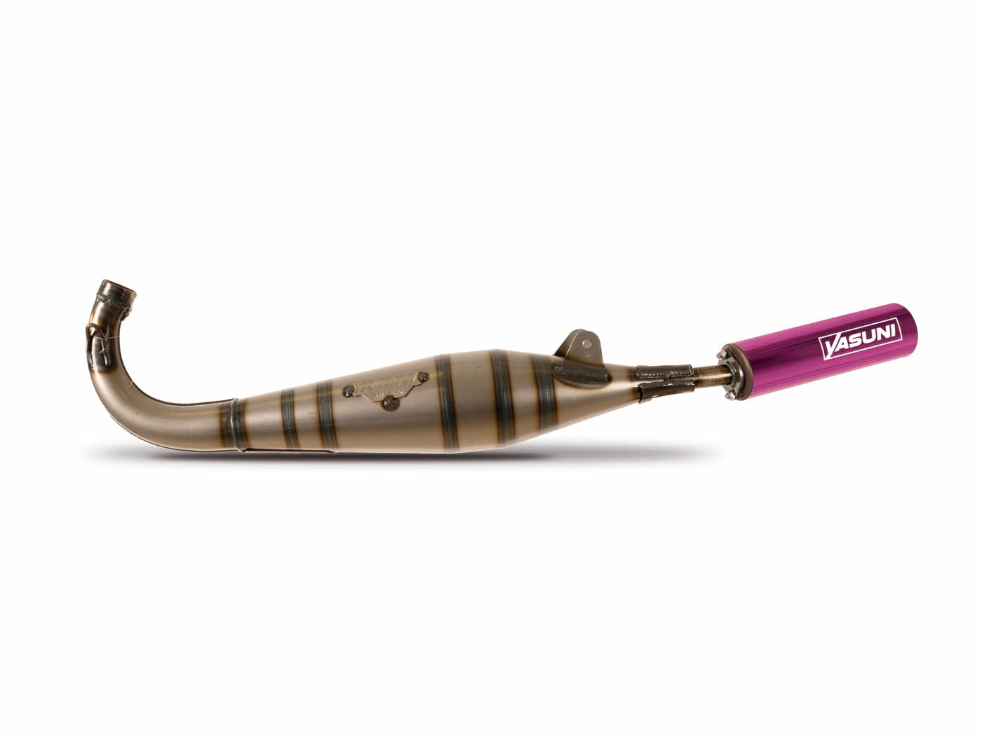 Eșapament Racing Scuter Yasuni violet pentru Peugeot 103 LC, 103 AC, RCX LC, RCX AC 50 2T