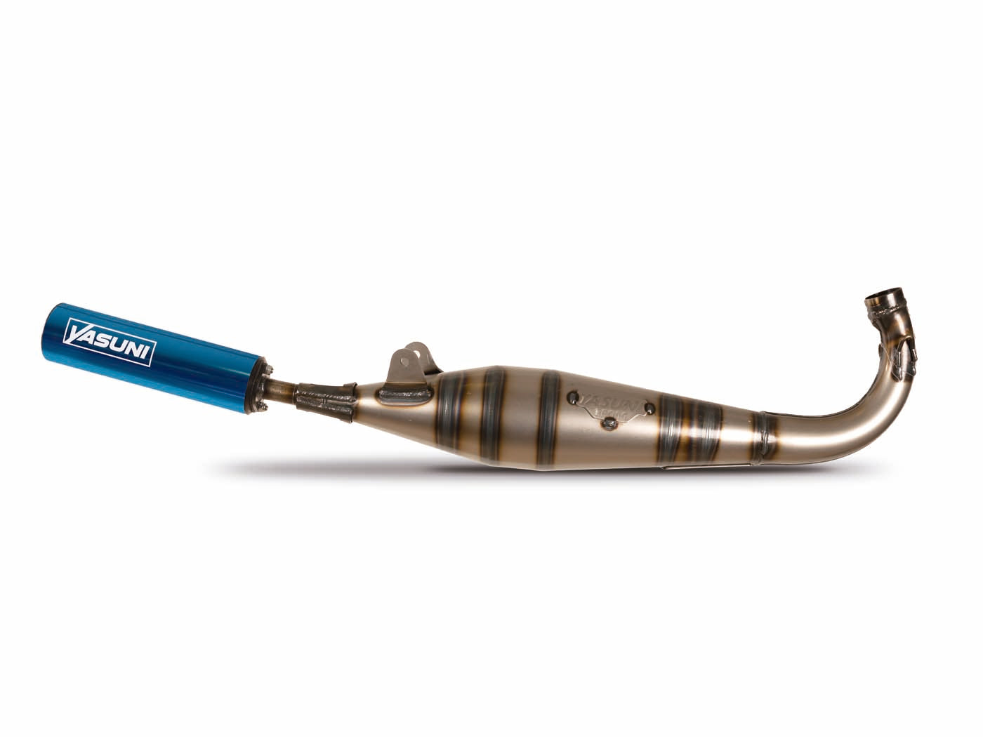 Eșapament Racing Yasuni Albastru pentru Peugeot 103 LC 50 2T, 103 AC 50 2T, 103 Vogue 50 2T