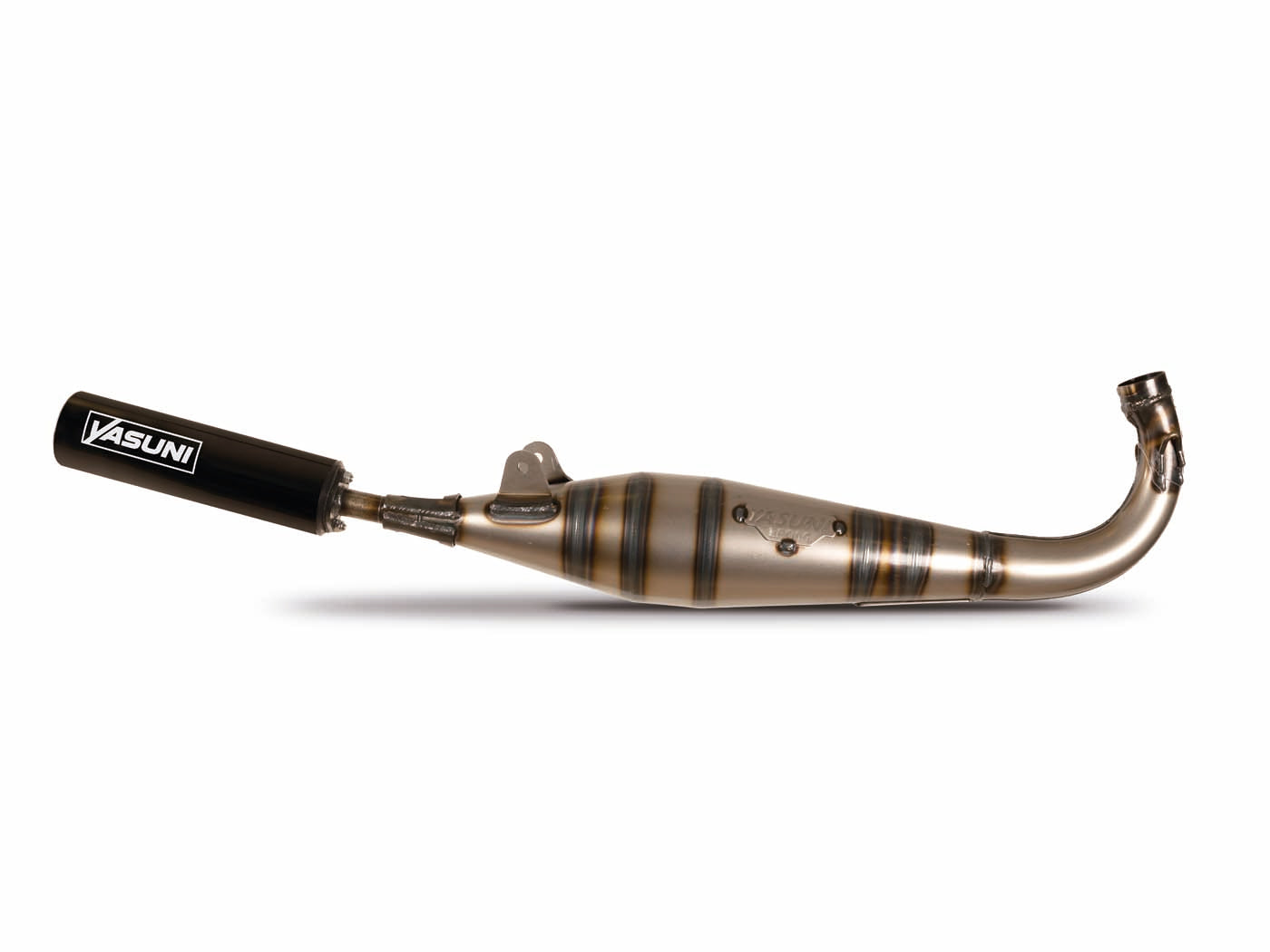 Eșapament racing scuter Yasuni negru pentru Peugeot 103 LC, 103 AC, 103 Vogue 50 2T