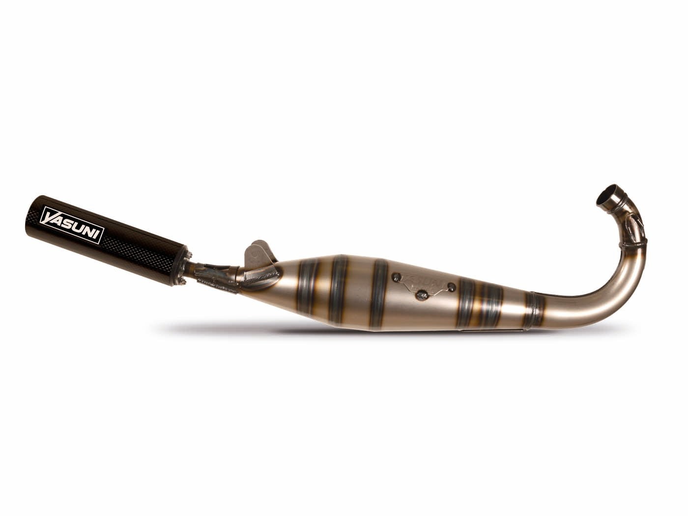 Eșapament racing scuter Yasuni aspect carbon pentru MBK AV-51, 51V, Passion, Racing