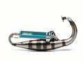 Eșapament racing scuter Yasuni R albastru pentru Peugeot, Hercules, Sachs și alte modele
