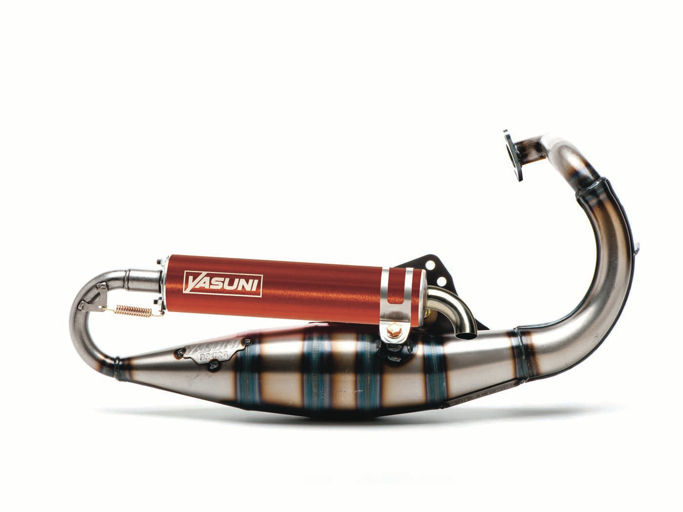 Eșapament racing scuter Yasuni R portocaliu pentru Peugeot, Hercules, Sachs și alte modele