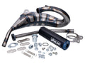Eșapament sport Yasuni Cross HM MAX albastru pentru Derbi Senda, Gilera RCR, SMT, Aprilia RX, SX și alte modele
