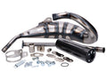 Eșapament Racing Yasuni Cross HM MAX aspect carbon pentru Derbi Senda, Gilera RCR, SMT, Aprilia RX, SX și alte modele