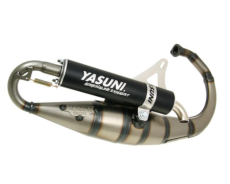 Eșapament Yasuni Scooter R negru pentru MBK, Yamaha, Aprilia și alte modele Minarelli vertical