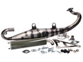 Eșapament Racing Yasuni Carrera 10 aspect carbon galben pentru Peugeot Jet Force, Speedfight 3, Citystar, Kisbee, Ludix și alte modele