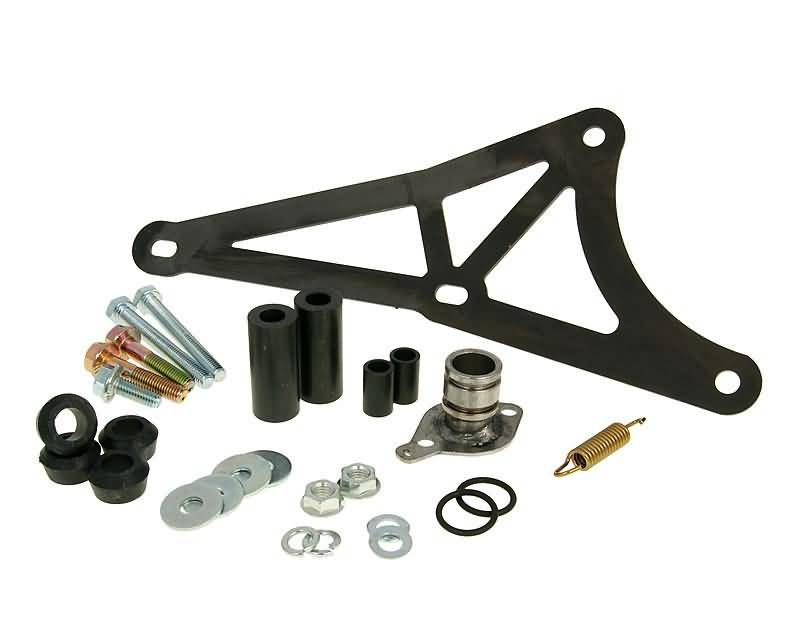 Kit de fixare complet eșapament Yasuni R pentru Piaggio, Gilera, Derbi, Aprilia și alte modele